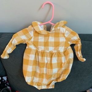 Plaid baby Top